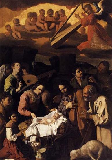 Francisco de Zurbaran The Adoration of the Shepherds Norge oil painting art